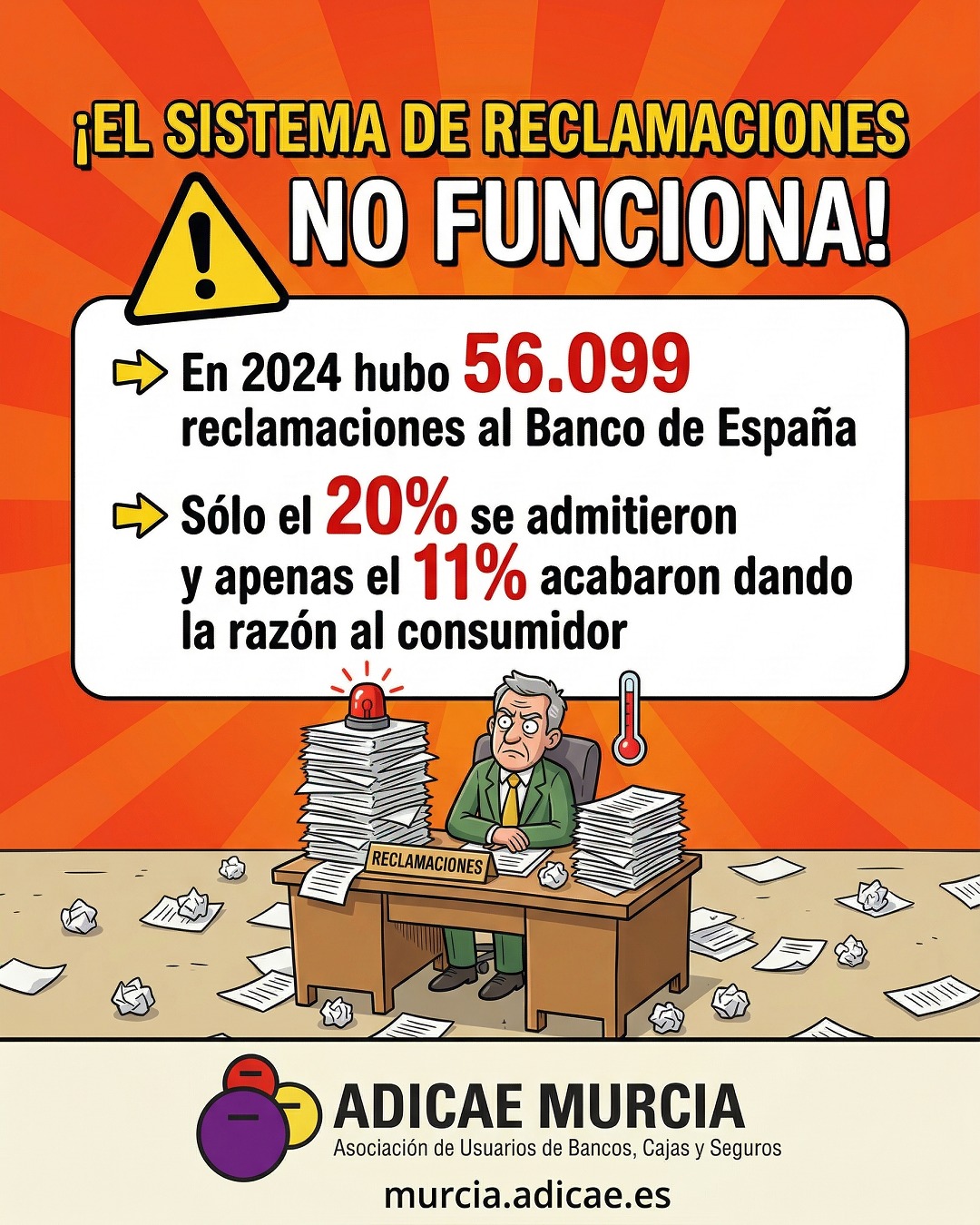 Reclamaciones al Banco de España 2024